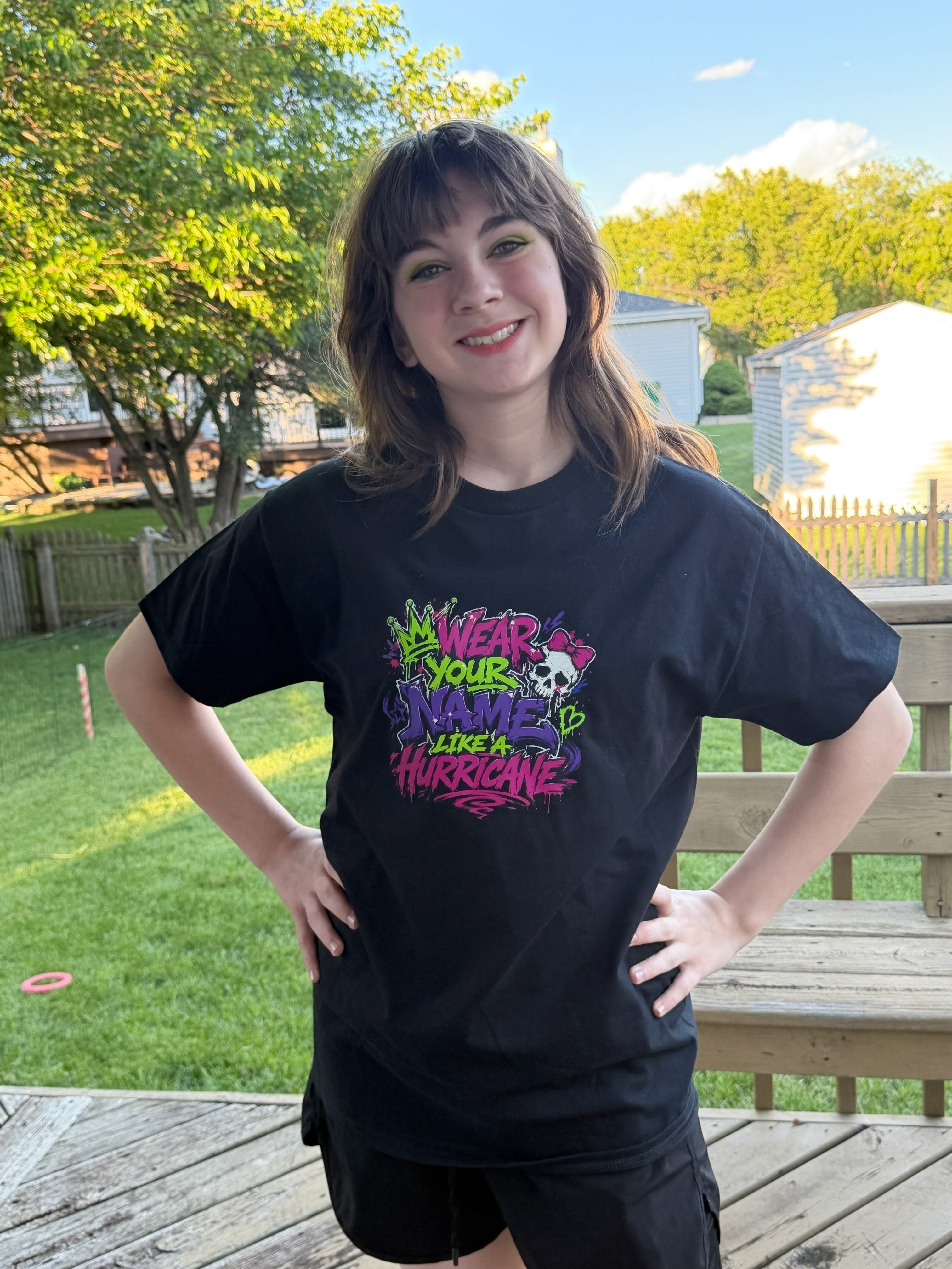 Wear Your Name Like A Hurricane Tshirt