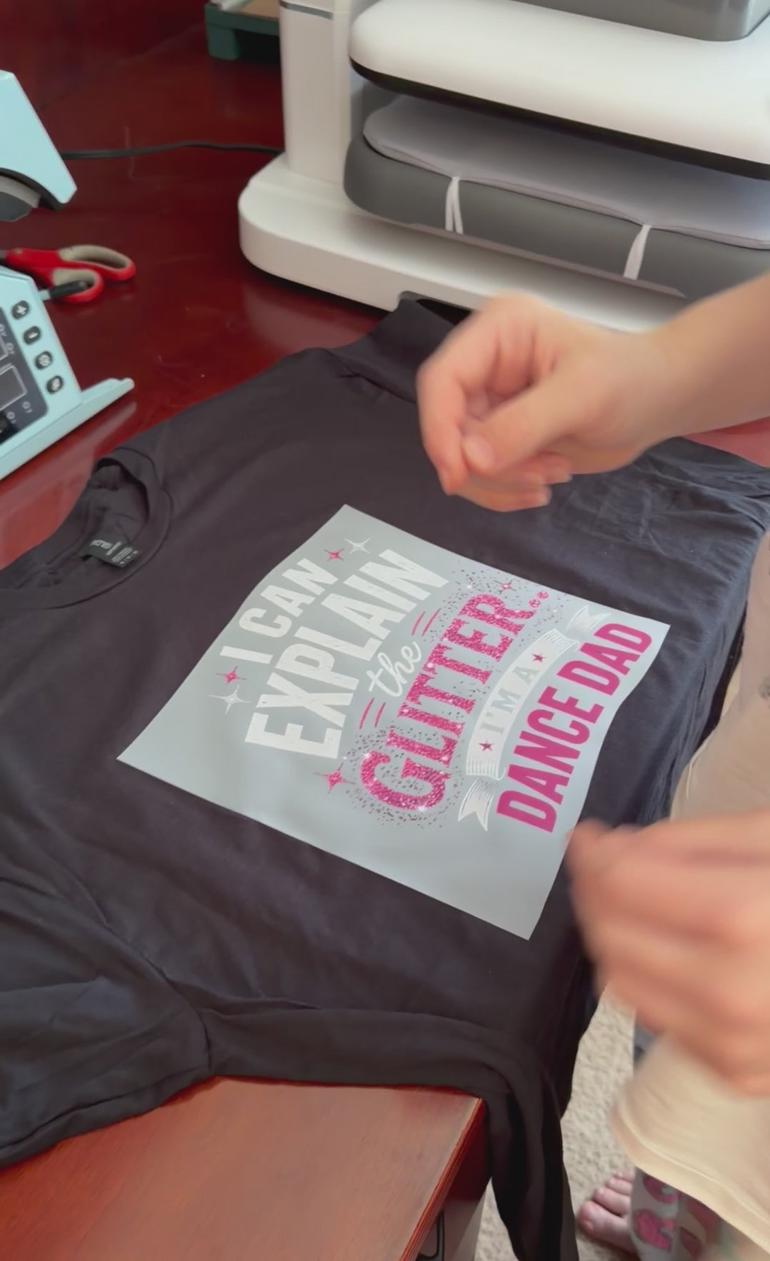 I Can Explain The Glitter.. the ultimate dance dad tshirt.